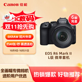 佳能（Canon）EOS R6 Mark II R6二代 新标准全画幅微单相机R62 L级24-105标准镜头套装
