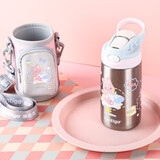 contigo康迪克儿童学生保温杯吸管杯400ml兔兔游乐园HBC-GIZ262VP+