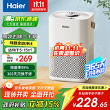 海尔（Haier）空气净化器除甲醛新房家用卧室桌面办公室小型除烟味 便携式净化器 ZKJ-G60TA1
