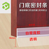 彩弘 自粘门底密封条透明 卧室木门槛隔音防漏风门下边缝隙专用挡风板