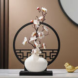 简艺饰家新中式乔迁之喜搬家礼物摆件挂盘酒柜电视柜玄关工艺品摆件