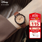 迪士尼（Disney）手表女款简约气质ins风带日历防水小棕表中学生女士手表MK-11633K