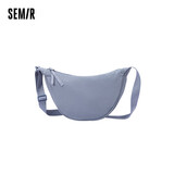 森马（Semir）斜挎包男简约纯色胸包情侣背包通勤休闲风105124153222