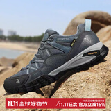 悍途透气登山鞋低帮防滑耐磨爬山鞋四季网面新款舒适减震户外徒步鞋 兰灰609-男 42