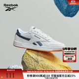 Reebok锐步官方夏男女TECHQUE T经典舒适复古运动休闲小白鞋板鞋 CN3196-藏青色 36