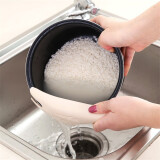 萨夫百德（SAFEBET）多功能洗米器厨房淘米勺 家用不伤手洗米小工具沥水器 混色 2个装