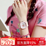 Dickies小学生手表女可爱粉色初中生儿童手表石英表七夕女生日礼物CL-479
