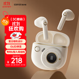 漫步者（EDIFIER）TO-U3 Plus真无线蓝牙耳机 半入耳式耳机 复古造型 礼物礼盒 适用苹果华为小米OPPO手机 月白