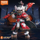 布鲁可积木英雄无限拼装赵云手办机甲布鲁克孙悟空吕布哪吒马超玩具礼物 英雄无限-圣铠张飞