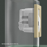 公牛（BULL）开关插座 嵌入式插座可调节空调冰箱隐藏插座GTBZ223金色五孔10A