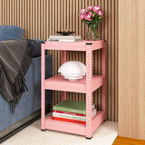 峰阳货架 置物架 厨房货架 家用多层架子 客厅阳台卫生间落地收纳架 粉色 长60宽30高171cm 五层 粉色