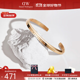 丹尼尔惠灵顿（DanielWellington）dw手镯男女 经典开口情侣手镯时尚饰品 生日礼物送女友 玫瑰金小号 DW00400003