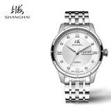 上海（SHANGHAI）手表男款 男士自动机械表情侣表 国民系列 商务经典 SH3012N-1