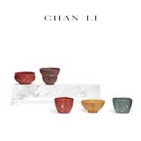 阐礼紫砂锔钉五福茶杯套装 | 高档文创茶具 × 主人杯品茗杯礼盒 非遗手工锔钉五福杯
