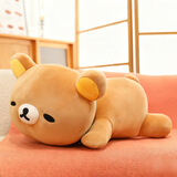 澳颜莱轻松熊玩偶大号趴姿肥宅小熊抱枕毛绒玩具陪睡公仔娃娃生日礼物女 趴姿肥宅轻松熊 30cm