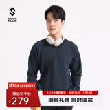 SANFO PLUS三夫户外抓绒衣轻锋毛织圆领毛衣轻便保暖男秋冬户外运动卫衣 深海蓝 M