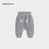 babylove婴幼儿宽松大pp裤春秋季休闲裤男女宝宝束脚裤外出洋气百搭长裤