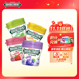 绿箭 薄荷糖脆皮软心糖 80g*4瓶 清新口气糖 接吻糖 休闲零食糖果