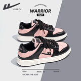 回力女鞋2025新款冬季潮款红色鞋子女款情侣透气百搭婚鞋运动休闲板鞋 樱花粉黑 建议拍大一码 40