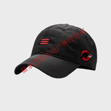 猛象猛犸大象MAMMU王嘉尔同款大头围登山遮阳防晒鸭舌帽子 黑色-加宽款 【59-63cm】 可调节