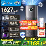 美的（Midea）无雾空气加湿器净化家用母婴专用卧室静音除菌小型工业雾化器空调风扇伴侣女生礼物国家补贴U15