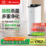 思乐智【同价11.11】S400积木空气净化器陶瓷光触媒催化分解甲醛除霾二手烟异味负离子猫毛新风一体机 全能净化套装【全模块配置】 CAPS400