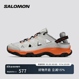 萨洛蒙（Salomon）男款 城市轻户外夏季网眼洞洞透气垂钓沙滩拖鞋涉水凉鞋 ALHAMA 灰色 477866 41 (UK7.5丨 41 1/ 3)