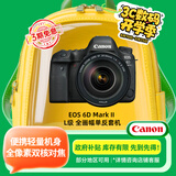 佳能（Canon）EOS 6D Mark II 6D2全画幅 专业单反相机 L级24-105标准镜头套装（约2620万像素/4K延时视频短片）
