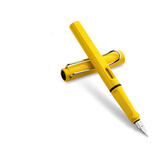 凌美（LAMY）钢笔签字笔 生日节日礼物学生成人练字文具 德国进口 狩猎系列墨水笔 黄色 EF0.5mm
