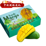 百橙恋广西百色桂七芒果 桂七大芒果水果礼盒新鲜热带水果整箱中秋送礼 精品大果3斤【普通装】