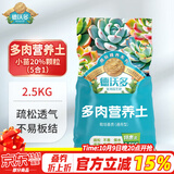 德沃多肥料多肉营养土2.5KG植物种植基质土壤颗粒花盆土(小苗20%颗粒+80%土)