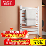 勃森散热器（BOULSEN）卫生间小背篓暖气片钢制家用水暖600*400中亮白色
