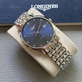 浪琴（LONGINES）【二手99新】浪琴男士手表（LONGINES）博雅系列 商务休闲男士超薄全自动机械瑞表 瑞士品牌天文台认证 39mm 蓝盘钻刻 L4.910.4.97.6
