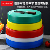 FISDDIS圆形特厚PE砧板菜板40*5cm切肉板案板剁骨砧板肉墩菜墩 白色