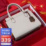 高尔夫（GOLF）手提包女牛皮包包女包时尚单肩斜挎包送女友七夕情人节礼物礼盒装