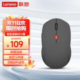 联想（Lenovo）好小橙智能语音鼠标 无线蓝牙双模式 Type-C充电鼠标 轻音按键 语音输入打字翻译  矿石灰