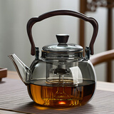 泥也茶壶煮茶烧水壶提梁壶玻璃水壶加厚高硼硅耐热明火可加热家用泡茶