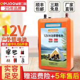 德力普（Delipow）12V锂电池 锂电瓶大容量便携多功能户外电源氙气灯照明通用逆变器露营摆摊等应急备用电源 12V205A型【配豪华礼包6件套】大电流升级版