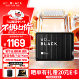 西部数据（WD）WD_BLACK™P10移动硬盘游戏存储备份外置机械高速兼容mac扩展ps4 ps5 游戏硬盘| 5TB 高速传输 官方标配