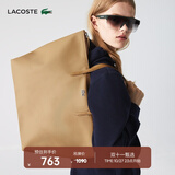LACOSTE法国鳄鱼女包优雅大容量时尚单肩包托特包女|NF1888PO C87/卡其色 00
