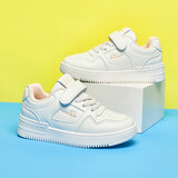 回力（Warrior）儿童小白鞋男童休闲鞋女童板鞋校园运动鞋 WZ(CL)-0238 白粉 32 