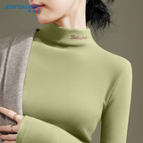 真维斯（Jeanswest）德绒打底衫女装秋冬季长袖t恤上衣服加绒保暖加厚内搭半高领秋衣