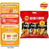 乐事（Lay's）薯片 (鱿鱼+烤翅+五花肉) 70克*3包 大波浪组合包 零食大礼包