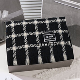 斐礼物饰生日礼物送男士男生朋友实用的暖心创意2025新款圣诞节礼盒保温杯 黑色格子围巾+贺卡 450ml