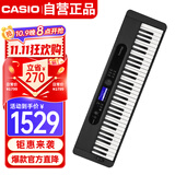 卡西欧（CASIO）电子琴CTS410黑色力度感应键盘专业演奏教学娱乐61键电子琴