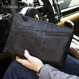 Cohnim kevin奢侈品男士手包手拿拉链男包手抓长钱包送老公男友情人节生日礼物 c300深夜黑【顺丰速运】