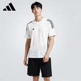 阿迪达斯 （adidas）男 足球系列 TIRO24 JSY 短袖 IS1019 白色  L 