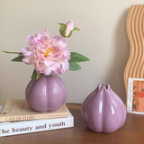 京东鲜花陶瓷小花瓶套装摆件客厅乔迁插花仿真花假花束桌面装饰干花器拍照