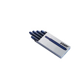 凌美（LAMY）钢笔墨水芯 配件墨胆墨囊T10 蓝黑色5支一盒 一次性使用便捷 德国进口
