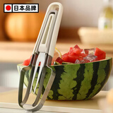 家の物语日本西瓜刀水果切片器三合一水果刀多功能家用开西瓜神器不锈钢